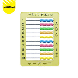 MONTANA Abacus Sempoa Alat Belajar Hitung 10 Baris Learning Tools for Counting TSP-03