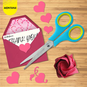 MONTANA Scissors Gunting Stainless Steel 16 Cm Multipurpose Kuat Tajam Anti Karat STW-560/Lusin