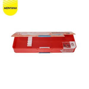 MONTANA Kotak Pensil Pencil Case Study Set Tempat Alat Tulis PC-8011