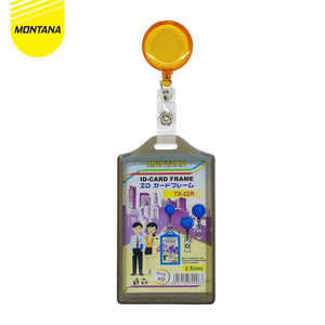 MONTANA Montana Casing Id Card Holder 2 Muka Lentur - Bening (Pak isi 5 pcs)