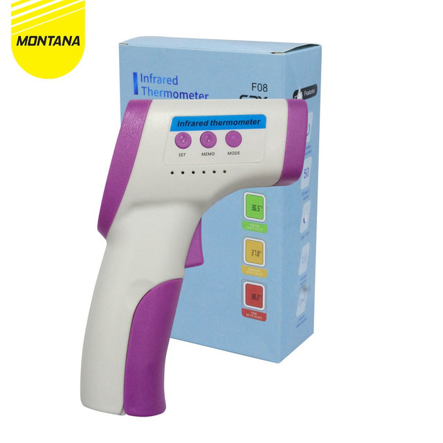 MONTANA Infared Digital Thermometer Pengukur Suhu Tubuh 32-42.9 ° C Body Temperature CRY-F08