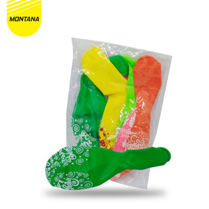 MONTANA Balon Latex Motif Happy Birthday 100 Pcs Balloons Ulang Tahun Warna-Warni MLMS/CARD