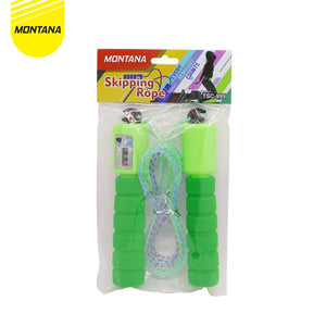 MONTANA Skipping Jump Rope Lompat Tali With Counter Alat Hitung 3 Digit 2.4 m Comfortable Foam Grip