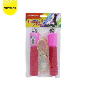 MONTANA Skipping Jump Rope Lompat Tali With Counter Alat Hitung 3 Digit 2.4 m Comfortable Foam Grip