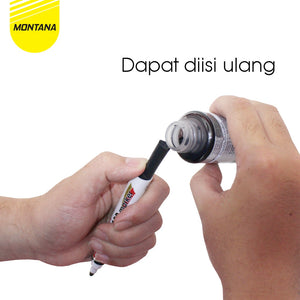 MONTANA Spidol Papan Tulis 12 Pcs Whiteboard Marker Round Tip MW-12/Lusin