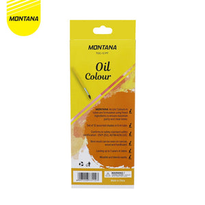MONTANA Oil Colour Cat Minyak 12 Warna Smooth Rich Colors & Pigments TOC-12PT