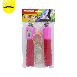 MONTANA Skipping Jump Rope Lompat Tali With Counter Alat Hitung 3 Digit 2.4 m Comfortable Foam Grip