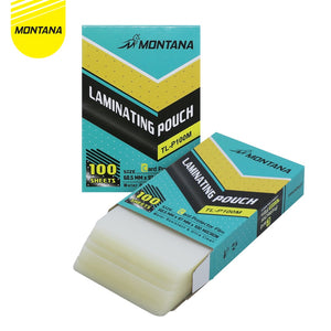 MONTANA Plastik Laminasi 100 micron Laminating Film Ukuran ID KTP TL-P100M