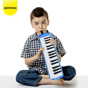 MONTANA Pianika Set Alat Tiup Musik 42.2x10.3x5 Cm Keyboard Music Note Timbul TPB