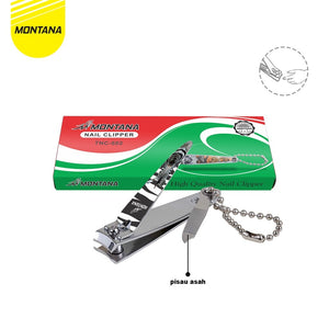 MONTANA Nail Clipper Gunting Kuku Stainless Steel High Quality Kuat Tajam Anti Karat TNC-602/Retail
