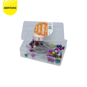 MONTANA Berry Pins Jarum Pentul Anti Karat 1 Box 40 Pcs Straight Pin Serbaguna TBP-1.5