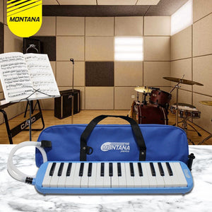 MONTANA Pianika Set Alat Tiup Musik 42.2x10.3x5 Cm Keyboard Music Note Timbul TPB