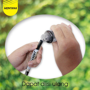 MONTANA Spidol Permanen Round Tip Permanent Marker MP-12 Retail