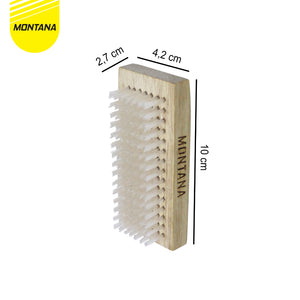 MONTANA Sikat Kayu Serbaguna 10 x 4.2 x 2.7 cm 12 Pcs Wood Brush Lembut TWB-818/Box
