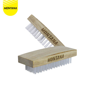 MONTANA Sikat Kayu Serbaguna 10 x 4.2 x 2.7 cm 12 Pcs Wood Brush Lembut TWB-818/Box