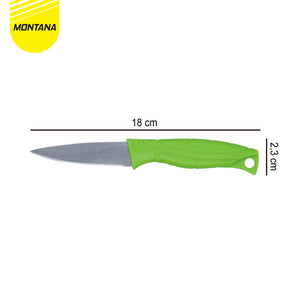 MONTANA Pisau Dapur Stainless Steel 19.3 x 2.7 cm Kitchen Knife Serbaguna MKC-Retail