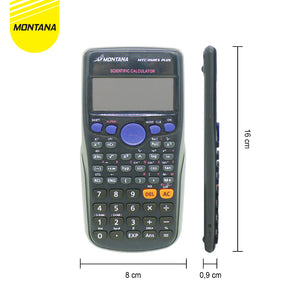 MONTANA Kalkulator 252 Functions 12 Digit Scientific Calculator Big Display MTC-350ES