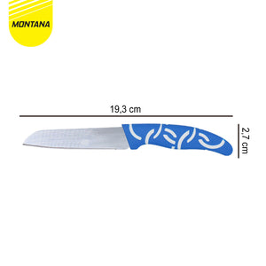 MONTANA Pisau Dapur Stainless Steel 19.3 x 2.7 cm Kitchen Knife Serbaguna MKC-Retail