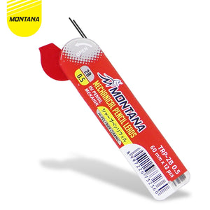 MONTANA Refill Isi Pensil Mekanik 0.5mm 12 Pcs Mechanical Pencil Leads Alat Tulis TRP-2B/0.5mm