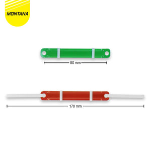 MONTANA Paper Fastener Pengikat Kertas 50 Pcs Various Color Best Quality TPF-50/Box
