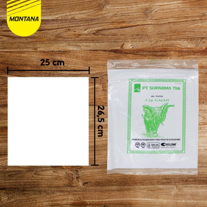 MONTANA Cap Gajah Kertas Pembungkus Nasi 100 Sheets Rice Paper Food Grade