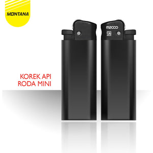 MONTANA Korek Gas Roda 8 x 2 cm Lighter Diposable Modern Contemporary M-08Mini