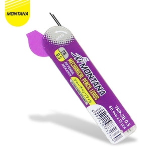 MONTANA Refill Isi Pensil Mekanik 0.5mm 12 Pcs Mechanical Pencil Leads Alat Tulis TRP-2B/0.5mm