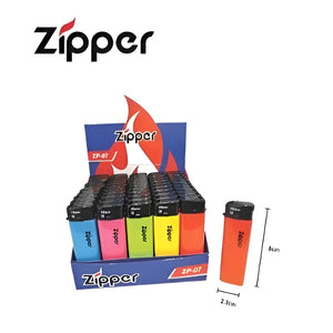 MONTANA Korek Api Zipper Gas Lighter 8 x 2.3 Cm Disposable Modern Contemporary ZR-07/Box