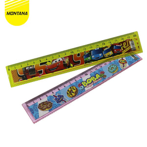 MONTANA Penggaris Akrilik 15-20 Cm Acrylic Ruler Fancy Motif Karakter