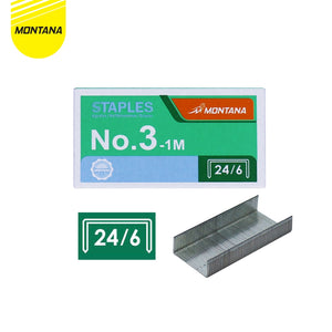 MONTANA Staples Set 2.0 1 Pcs Stapler HD-50 + 1Pcs Isi Stapler Rs-3-20
