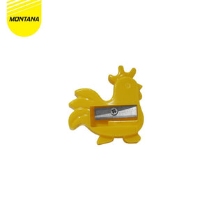 MONTANA Rautan Serutan Pensil 1 Set 24 Pcs Free Toples Sharpener Motif Animal TSJ-24