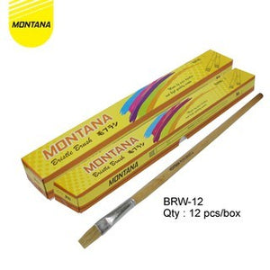MONTANA Brush Kuas Cat Air Lukis 31.8 cm Watercolor Brush Acrylic Nylon BRW-2/Box