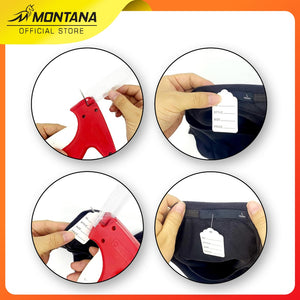 MONTANA Tag Pin Refill Polypropilene 25-35 mm 5000 Pcs Isi Ulang Tag Gun Penanda Label MTP-25