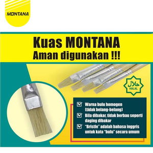 MONTANA Brush Kuas Cat Air Lukis 31.8 cm Watercolor Brush Acrylic Nylon BRW-2/Retail