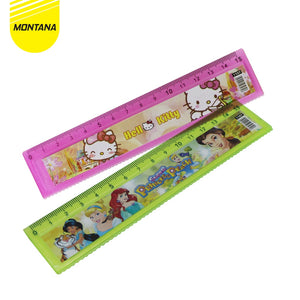 MONTANA Penggaris Akrilik 15-20 Cm Acrylic Ruler Fancy Motif Karakter