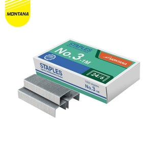 MONTANA Staples Isi Stapler No. 3 Refill Jegrekan Hekter RS3-20Besar/Bigbox-20P