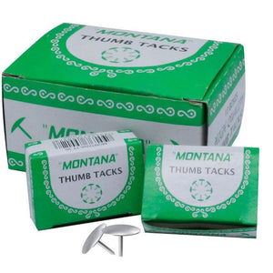MONTANA Office Consumable Paku Payung Berlapis Nikel 10mm Thumb Tacks Paku Tekan TT-30