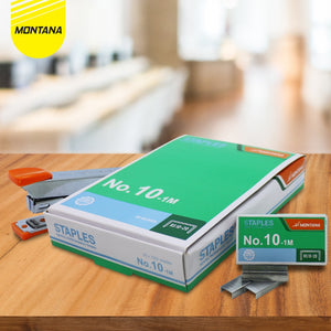 MONTANA Staples Isi Stapler No. 10 Refill Jegrekan Hekter RS10-20New/Bigbox