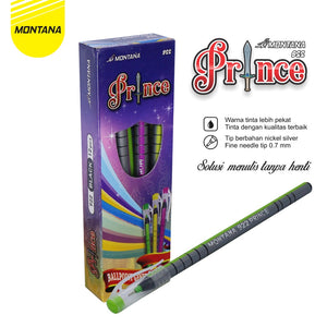 MONTANA Pulpen Pena 0.7mm Fine tip Ballpoint Alat Tulis Ulir 922-Prince/Lusin