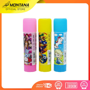 MONTANA Glue Stick Fancy Lem Batang 10g Excellent Adhesive Perekat Serbaguna GSF-10/Retail