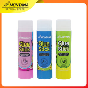 MONTANA Glue Stick Fancy Lem Batang 10g Excellent Adhesive Perekat Serbaguna GSF-10/Retail