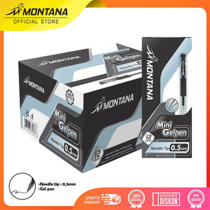 MONTANA Pulpen Pena 0.5mm Ballpoint Pen Alat Tulis MG-0.5/Lusin