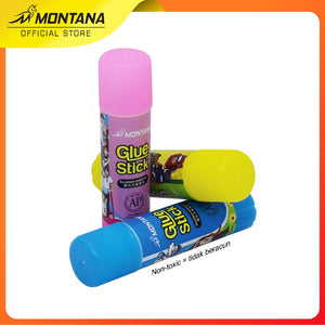 MONTANA Glue Stick Fancy 10g 24 Pcs Excellent Adhesive Lem Batang Perekat GSF-10 / 10Gr - BOX