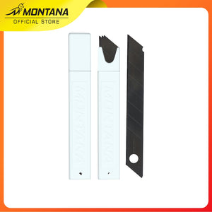 MONTANA Cutter Blade Isi Pisau Pemotong 5 pcs Cutting Blade Refill Serbaguna L-100/Retail