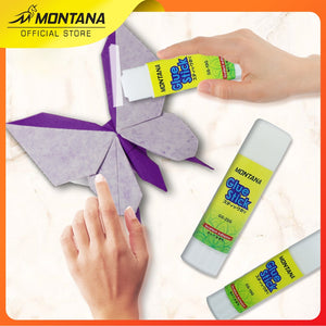 MONTANA Glue Stick Lem Batang 10g Strong Adhesive Perekat Serbaguna GS-10/Retail