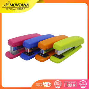 MONTANA Stapler Jepretan Staples 12 Cm Colorful Jegrekan Hekter HD-50D