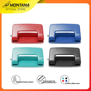 MONTANA Punch Pembolong Kertas Maksimum A4 Paper Hole Puncher With Lock HP-30