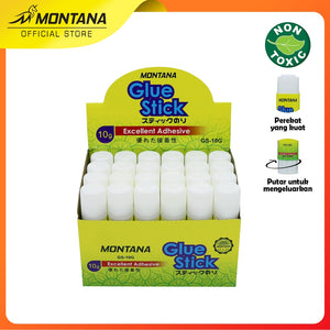 MONTANA Glue Stick Lem Batang 25g Excellent Adhesive Perekat Serbaguna GS-25/Retail