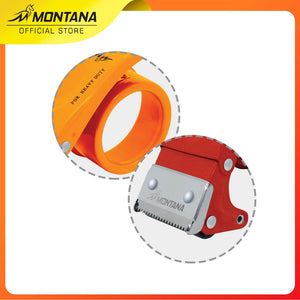 MONTANA Tape Dispenser Lakban 14.2 x 8.5 x 6 cm Long Lasting & Durable Serbaguna TPT-502