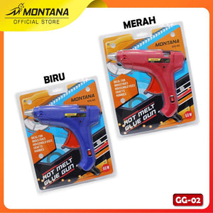 MONTANA Glue Gun Lem Tembak 60 Watt Perekat Serbaguna GG-02 Merah